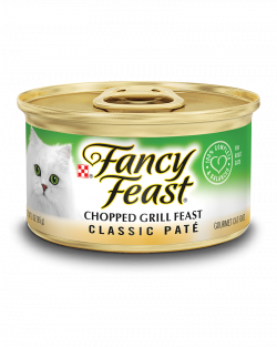 שימורים לחתול פנסי פיסט פטה גריל קצוץ 85 גרם Fancy Feast
