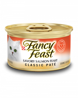 שימורים לחתול פנסי פיסט פטה מוס סלמון 85 גרם Fancy Feast