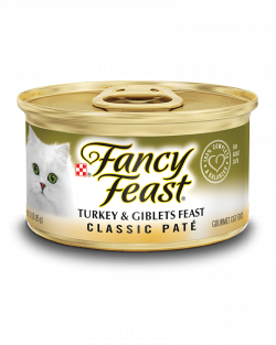 שימורים לחתול פנסי פיסט פטה הודו ועוף 85 גרם Fancy Feast