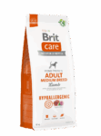 בריט קר כלב בוגר מגזע בינוני 12 ק"ג כבש ואורז Brit Care