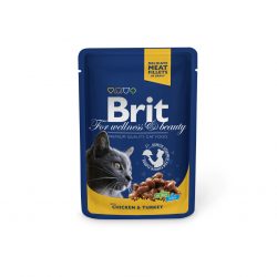 בריט פרימיום פאוץ’ לחתול במגוון טעמים Brit Premium