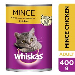 שימורי ויסקאס לחתול עוף 400 גרם Whiskas