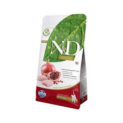 נאטורל אנד דלישס פריים לחתול גור עוף ורימון מופחת דגנים  N&D