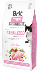 בריט קר חתול בוגר מסורס סנסטיב נטול דגנים 7 ק"ג Brit Care
