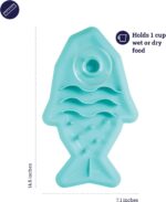 ⁦פאן פידר שטיחון דג+קערה Petstages⁩ – תמונה ⁦2⁩