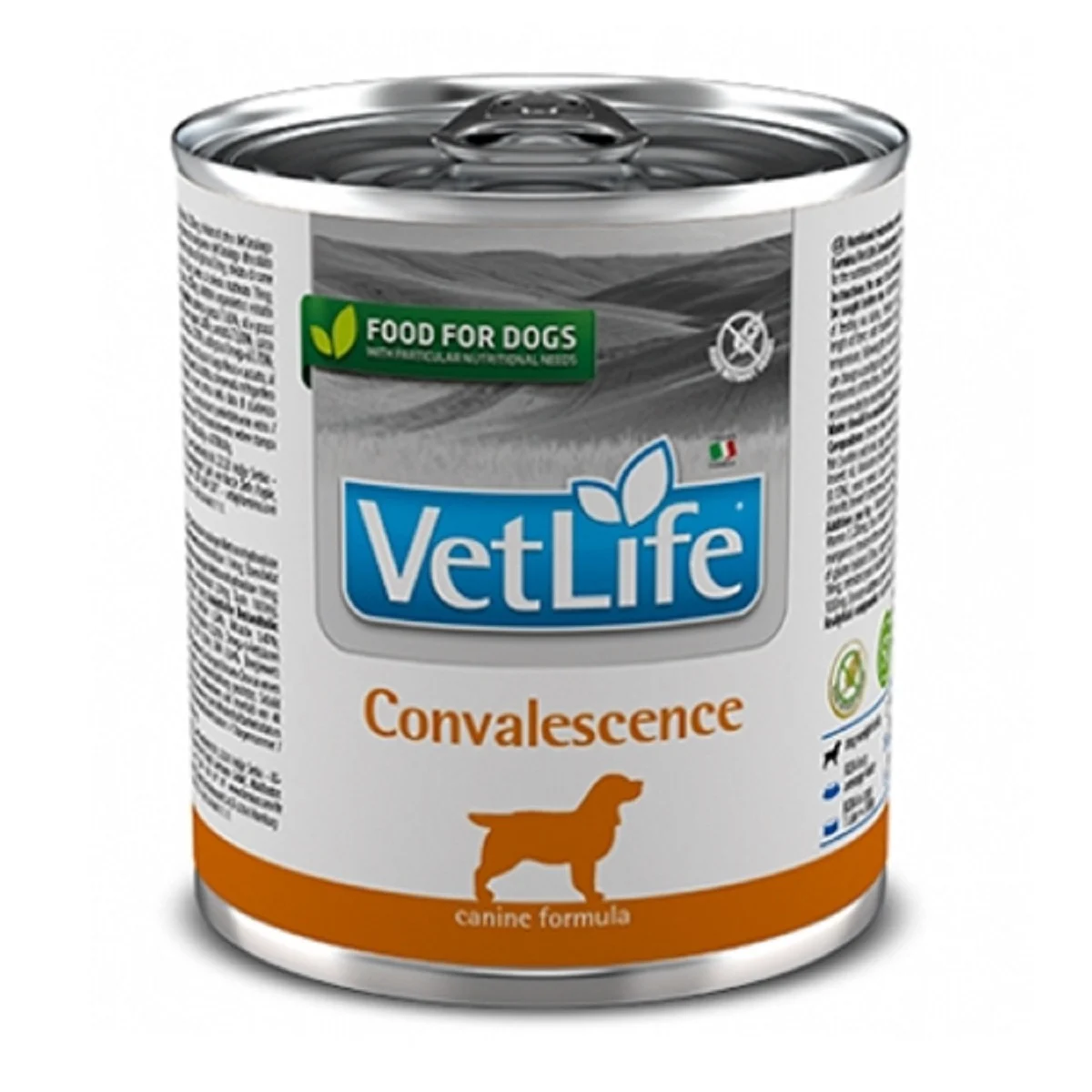 וט לייף אוכל רפואי לכלבים קונבלסנס שימורים 300 גרם Farmina Vet life