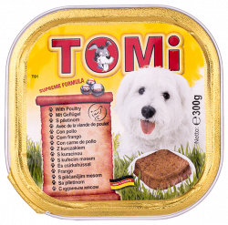 טומי מעדנית לכלב עוף 300 גרם Tomi