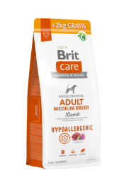 בריט קר כלב בוגר מגזע בינוני 14 ק"ג כבש ואורז Brit Care