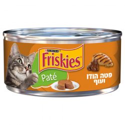 שימורי פריסקיז פטה הודו ועוף 156 גרם Friskies