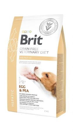 בריט תזונה וטרינרית לכלבים הפטיק 2 ק”ג Brit Veterinary Diet