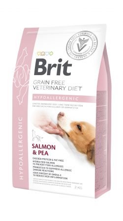 בריט תזונה וטרינרית לכלבים היפואלרגני 2 ק”ג Brit Veterinary Diet