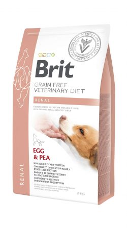 בריט תזונה וטרינרית לכלבים רנל 2 ק”ג Brit Veterinary Diet