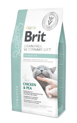 בריט תזונה וטרינרית לחתולים סטרווייט 5 ק”ג Brit Veterinary Diet