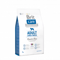 בריט קר כלב בוגר גזע גדול 3 ק"ג כבש ואורז Brit Care