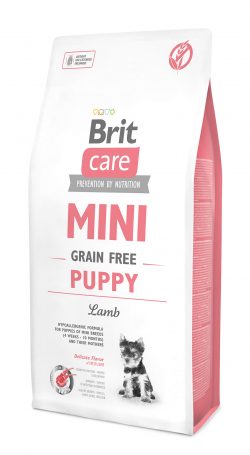 בריט קר מיני נטול דגנים גור כבש 7 ק"ג Brit Care