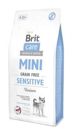 בריט קר מיני נטול דגנים בוגר סנסטיב 7 ק"ג Brit Care