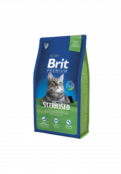 בריט פרמיום חתול מסורס 8 ק”ג Brit premium