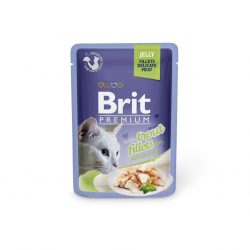 בריט פרימיום דליקט פורל בג’לי לחתול 85 גרם Brit Premium Delicate