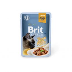 בריט פרימיום דליקט טונה ברוטב לחתול 85 גרם Brit Premium Delicate