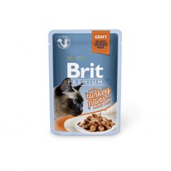 בריט פרימיום דליקט הודו ברוטב לחתול 85 גרם Brit Premium Delicate