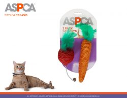 צעצוע לחתול גזר וצנון מחבלי גירוד ASPCA