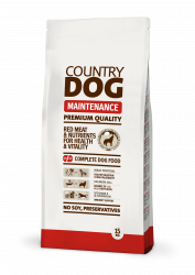 קאנטרי דוג מיינטננס 15 ק"ג Country Dog