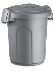 פח איחסון ספידי 8 ליטר אפור STEFANPLAST