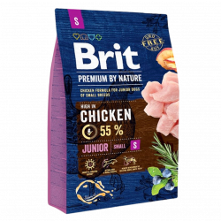 בריט פרימיום כלב גור גזע קטן 3 ק"ג עוף Brit Premium
