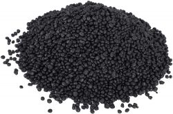 חצץ טבעי שחור לאקווריום 1 ק"ג