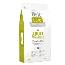 מזון בריט קר כלב בוגר גזע קטן 7 ק"ג כבש ואורז Brit Care