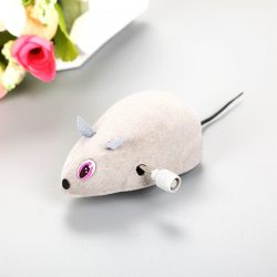 צעצוע עכבר רץ עם קפיץ