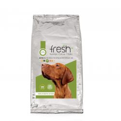פרש מזון כלבים מבוסס סלמון 20 ק”ג שק מגדלים Fresh