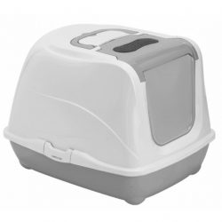 שרותים סגורים פתח עליון L אפורים Moderna