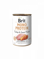 בריט מונו הודו ובטטה שימורי חלבון יחיד היפוארלרגניים 400 גרם Brit