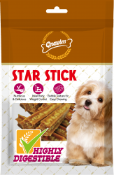 חטיף לכלב מקל כוכב 200 גרם Gnawlers