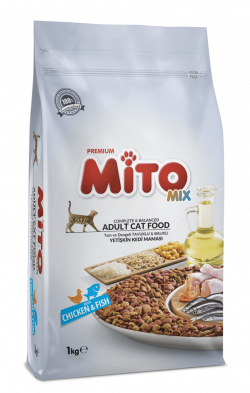 מיטו מזון חתולים 1 ק”ג Mito