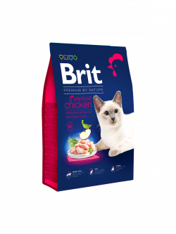 בריט פרמיום חתול מסורס עוף 8 ק"ג Brit premium