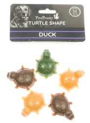 צב דנטאלי  S  ממולא בברווז 65 גרם 5 יחידות PetsProject