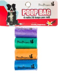 שקיות לאיסוף צרכים (8 יח * 20) צבעוני PetsProject