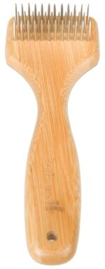 ⁦מסרק עץ 3 שורות עם 35 שיניים  PetsProject⁩ – תמונה ⁦2⁩