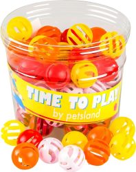 כדור פלסטיק עם פעמון לחתול PetsProject