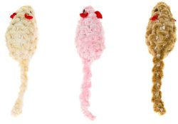 עכבר מרשרש מלופף בחוט אלסטי PetsProject