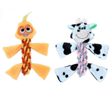 בובות חבל צמה אפרוח ופרה  Pets Project