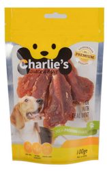 חטיף צ`רליז בשר ברווז על רול בקר 100 גרם Charlie's