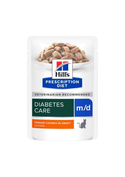 הילס רפואי M/D פאוצ לחתול 85 גרם Hills
