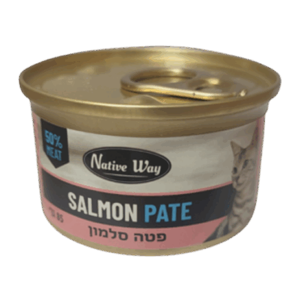 שימורי נייטיב וואי מעדן פטה סלמון 85 גרם Native Way