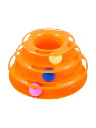 גלגל פלסטיק 3 קומות לחתול