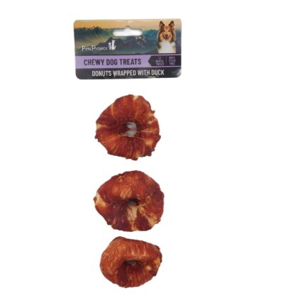 דונאטס 6 ס`מ עטוף ברווז 3 יח' 135 גרם