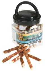 חטיף בצנצנת מקלון באפלו עטוף בסלמון 400 גרם