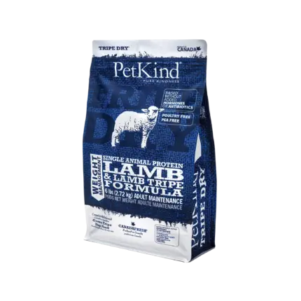 פטקיינד לייט כבש סינגל ללא דגנים על בסיס קירשה 2.7 ק”ג Petkind